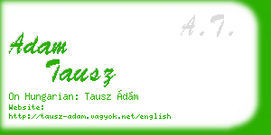 adam tausz business card